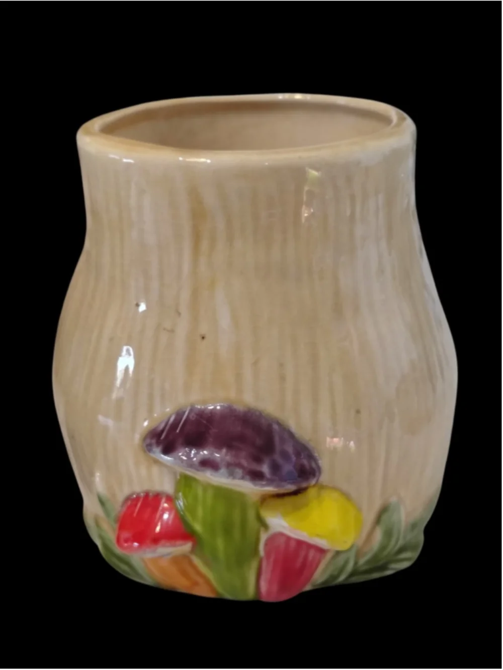 Vintage Ceramic Mushroom Canister 9